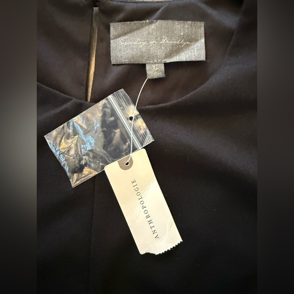 NWT Sunday in Brooklyn Anthropologie Woven Bow Back Tank Size XL - Picture 7 of 12